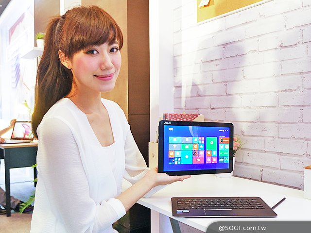 華碩變形筆電T300/T100 Chi登台 售價14,988起